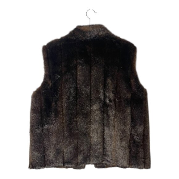 Donna Salyers Fabulous-Furs Faux Sable Fur Vest - Picture 4 of 5